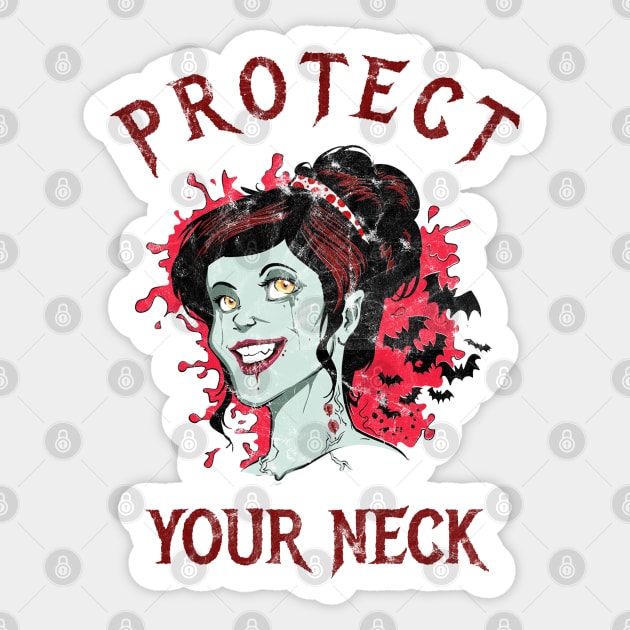 Vampire Sticker by SpottydoggCreatives